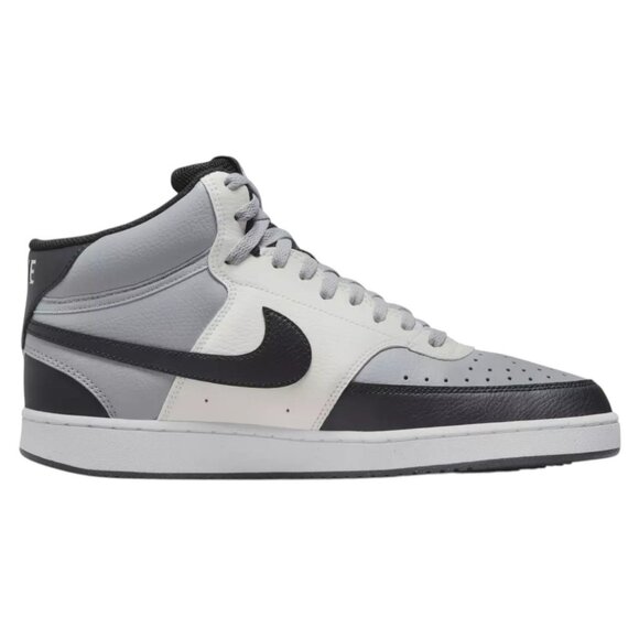 Nike Court Vision Mid Next Nature DN3577-002 Light Smoke/Black/Sail Mens Size 13 - Picture 1 of 10